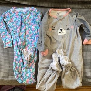 Carter’s 24 month footie pajamas